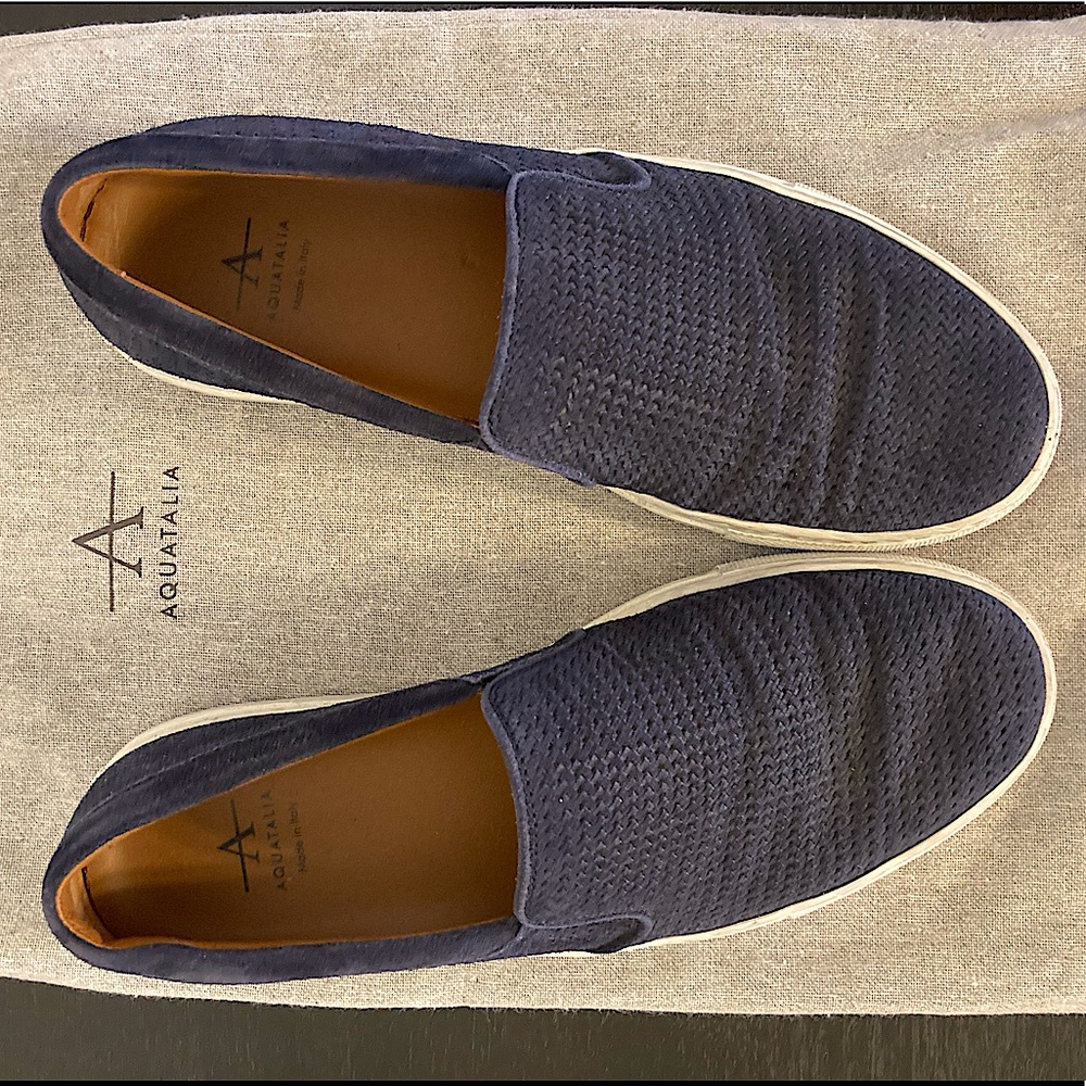 Aquatalia Alisha slip on sneakers